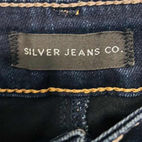 Silver Avery High Rise Straight Leg Jeans W28/L31 - Picture 10 of 11